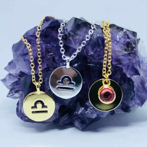 Libra Astrology and Constellation Necklaces - Picture 1 of 2